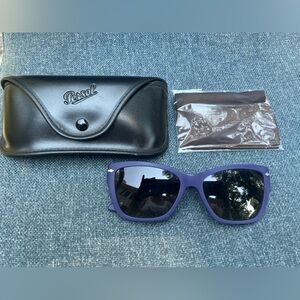 Purple Persol sunglasses